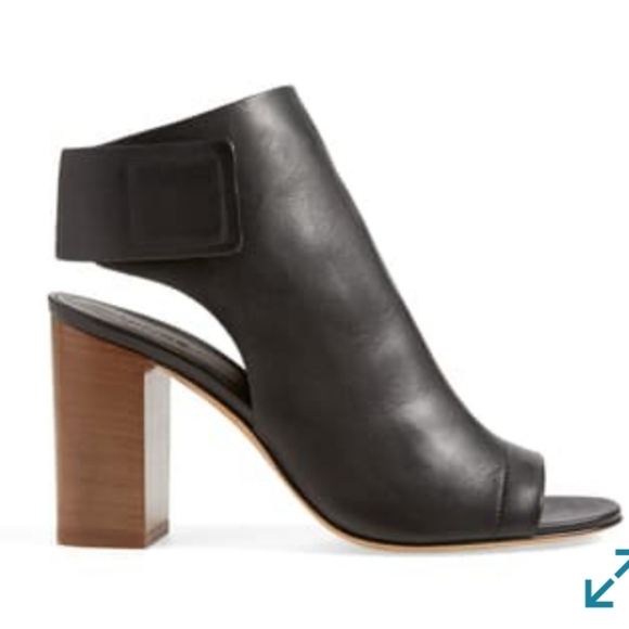 Vince Shoes - Vince "Faye" Peep Toe Bootie Sz 8.5